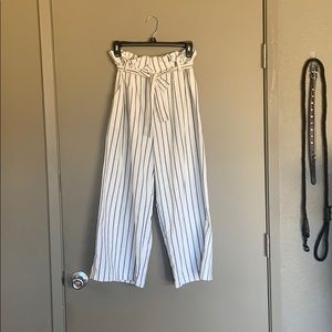 Stripped Wide Leg Pants
